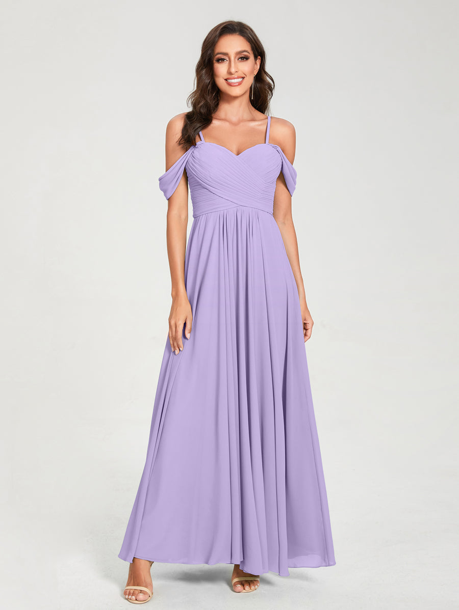 Princesa/Formato A Decote Em V Sem Mangas com Cauda/Arrastar Vestidos de Dama de Honra