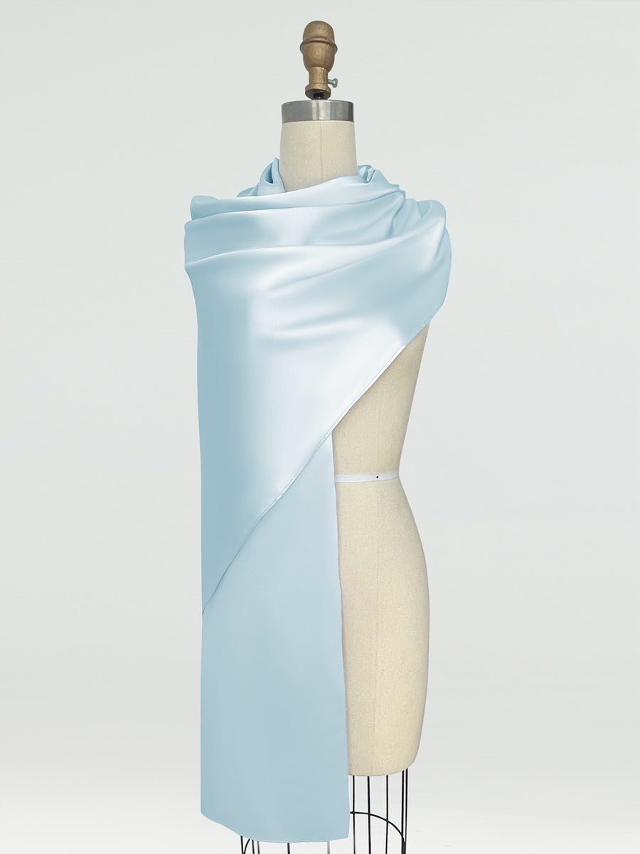 (45x225cm) Xales e Bandagens de Cetim de Seda para Mulheres