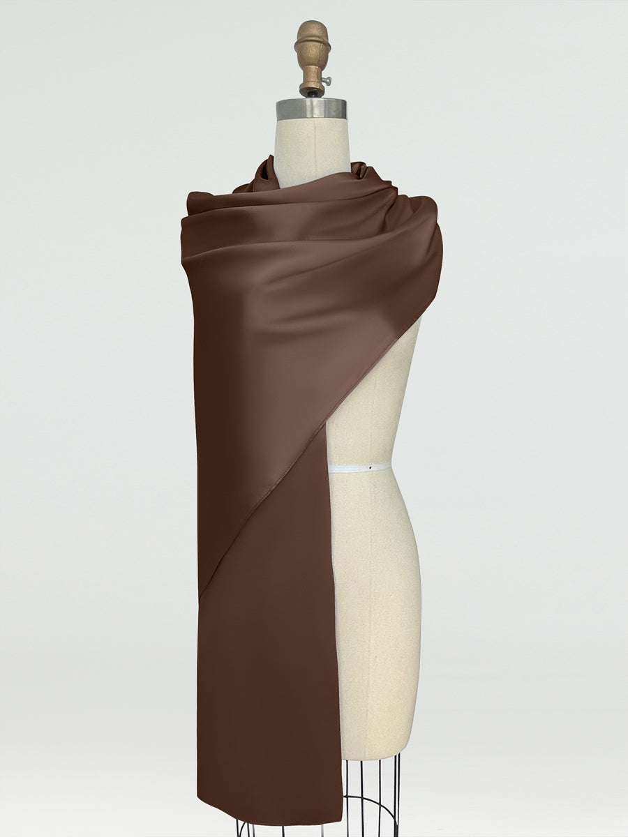 (45x225cm) Xales e Bandagens de Cetim de Seda para Mulheres