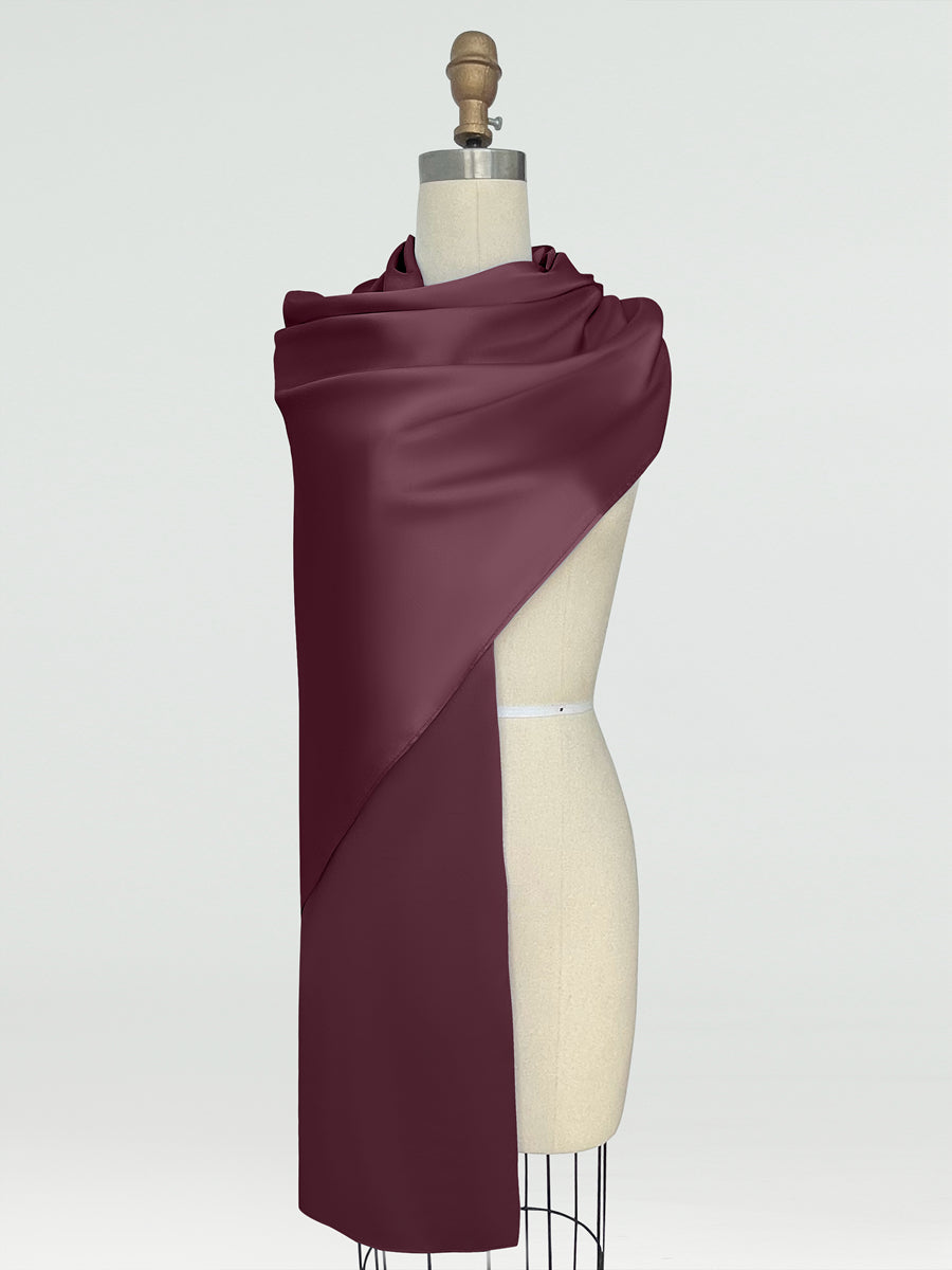 (45x225cm) Xales e Bandagens de Cetim de Seda para Mulheres