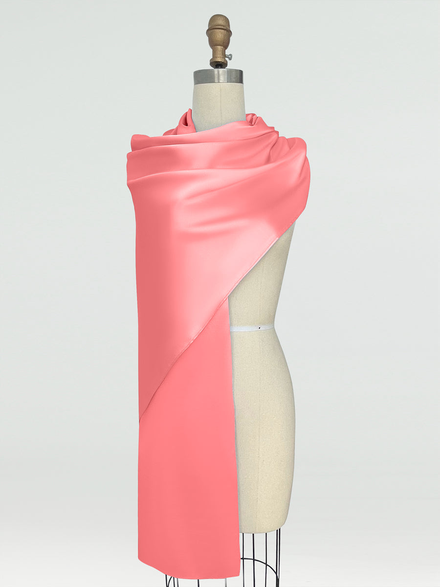 (45x225cm) Xales e Bandagens de Cetim de Seda para Mulheres