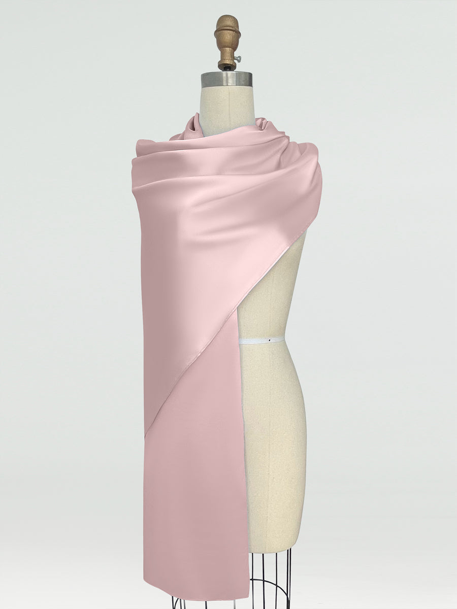 (45x225cm) Xales e Bandagens de Cetim de Seda para Mulheres