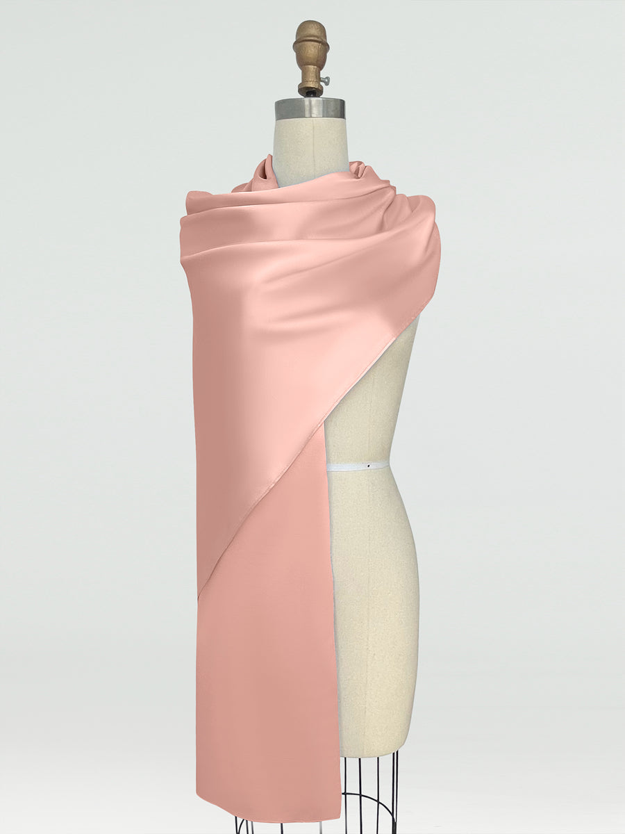 (45x225cm) Xales e Bandagens de Cetim de Seda para Mulheres
