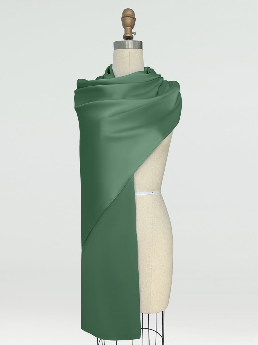 (45x225cm) Xales e Bandagens de Cetim de Seda para Mulheres