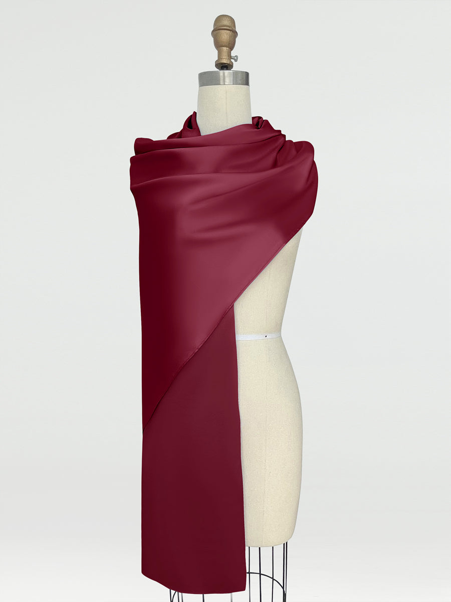 (45x225cm) Xales e Bandagens de Cetim de Seda para Mulheres
