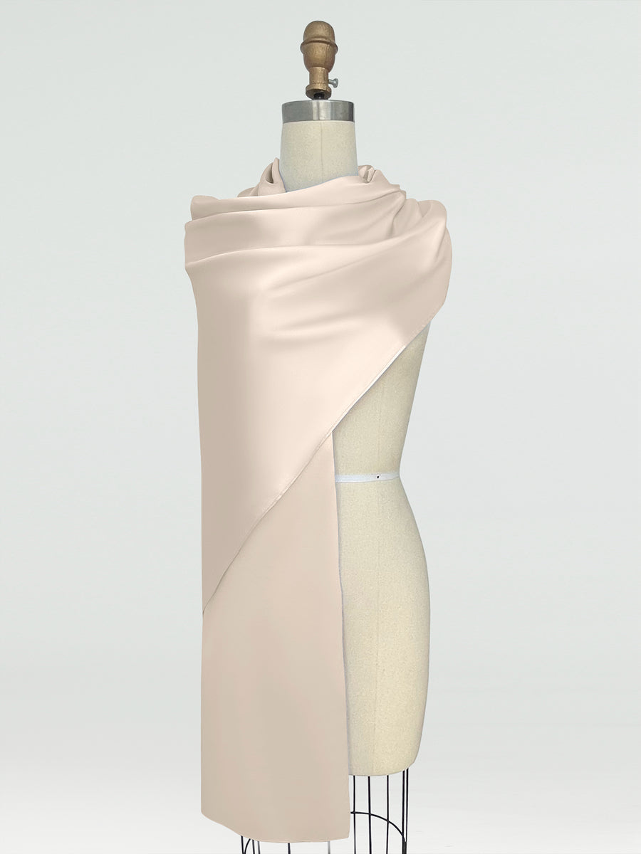 (45x225cm) Xales e Bandagens de Cetim de Seda para Mulheres