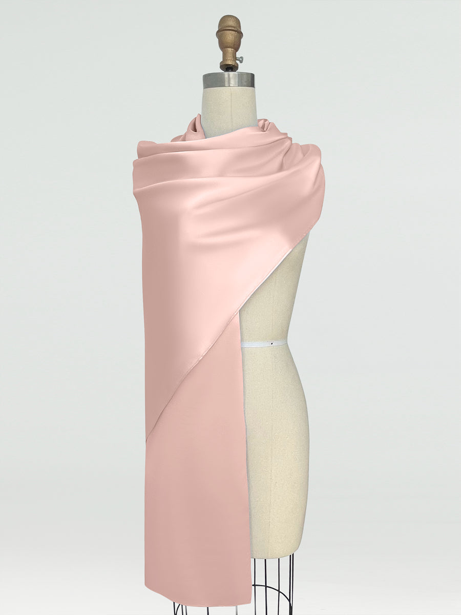 (45x225cm) Xales e Bandagens de Cetim de Seda para Mulheres