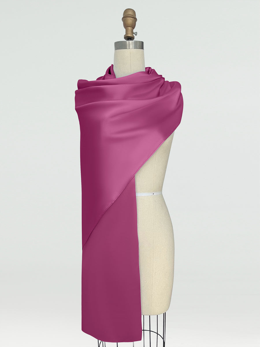 (45x225cm) Xales e Bandagens de Cetim de Seda para Mulheres