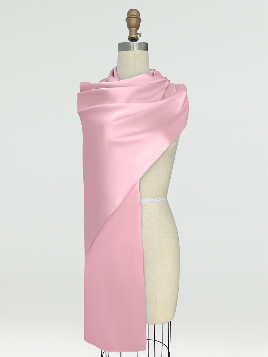 (45x225cm) Xales e Bandagens de Cetim de Seda para Mulheres