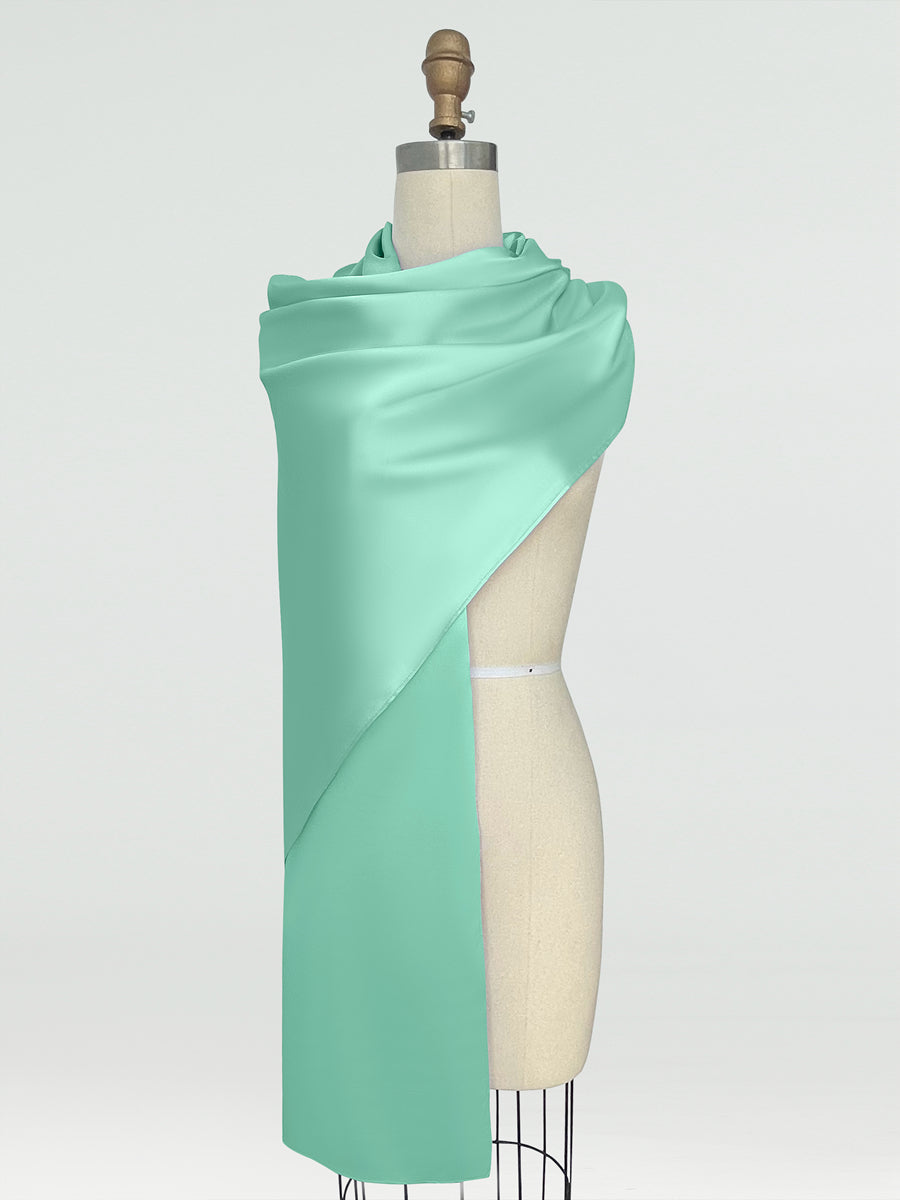 (45x225cm) Xales e Bandagens de Cetim de Seda para Mulheres