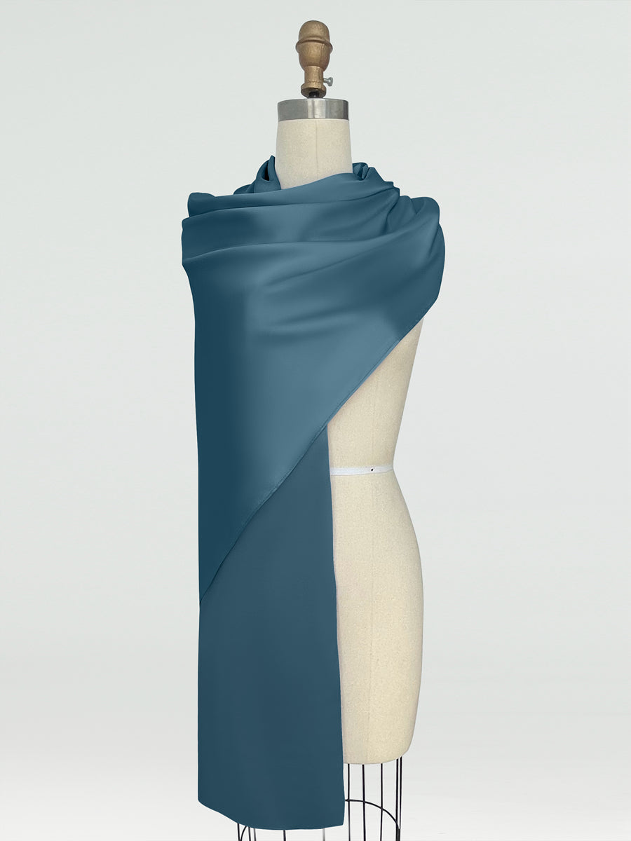 (45x225cm) Xales e Bandagens de Cetim de Seda para Mulheres