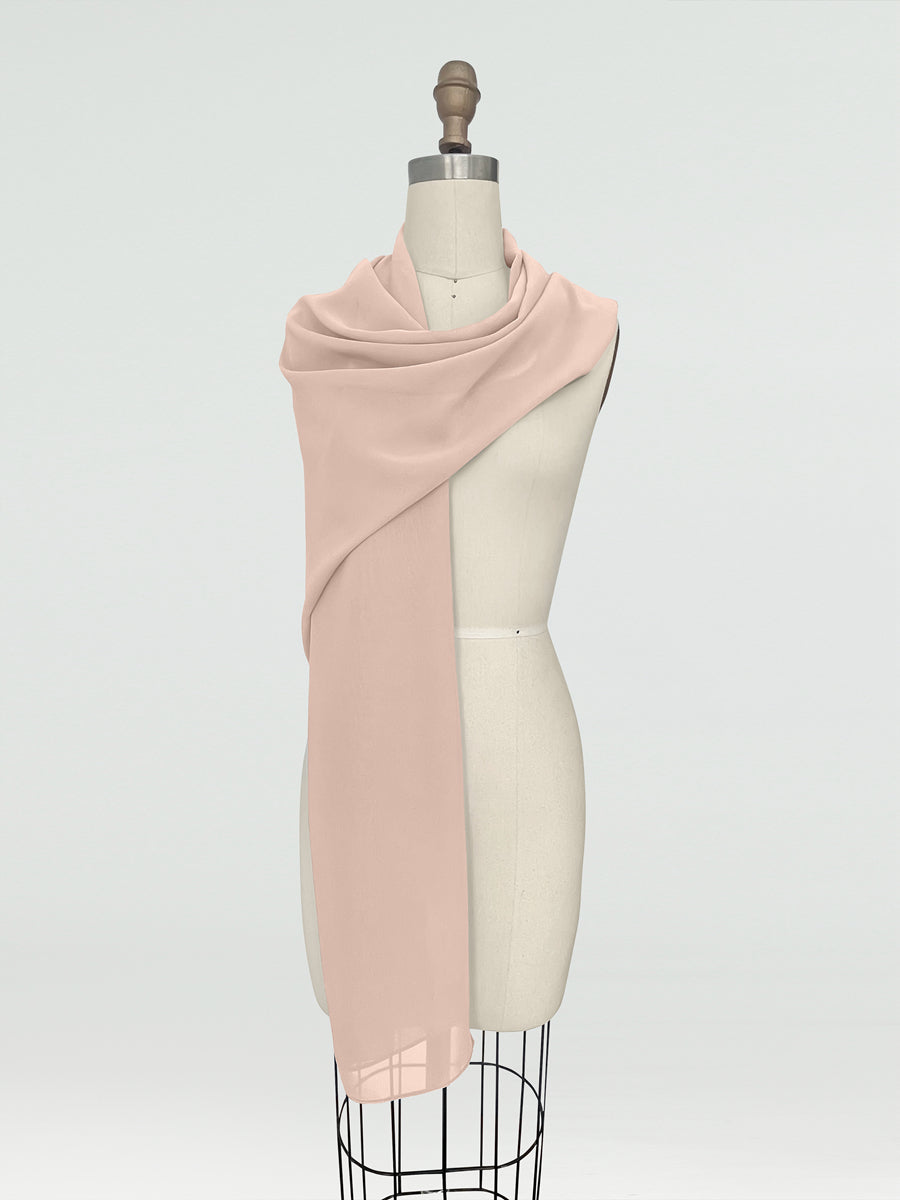 (45x225cm) Xales e Bandagens de Chiffon para Mulheres
