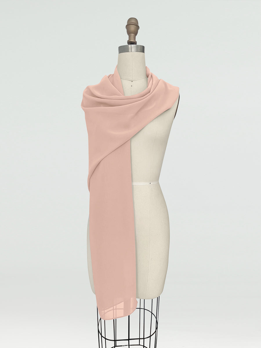 (45x225cm) Xales e Bandagens de Chiffon para Mulheres