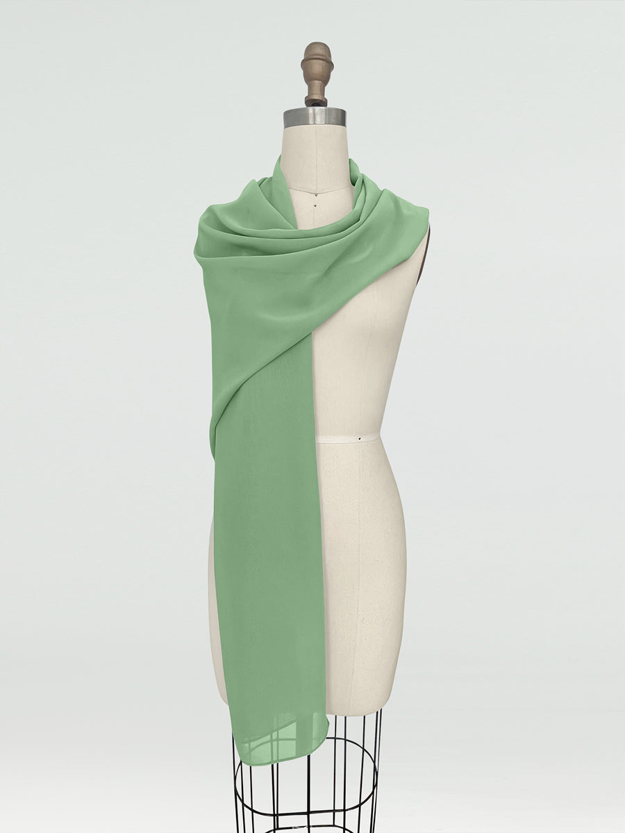 (45x225cm) Xales e Bandagens de Chiffon para Mulheres