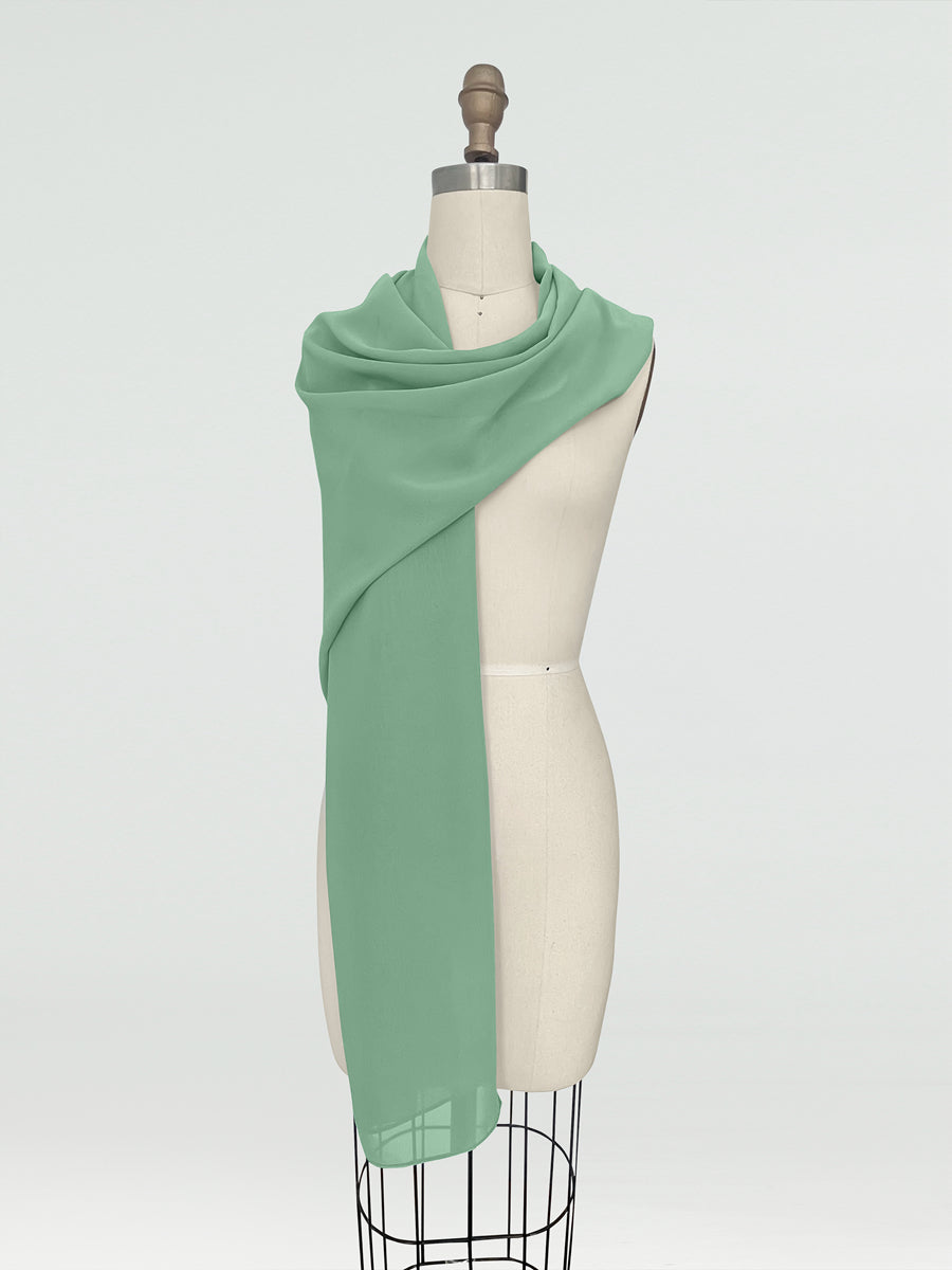 (45x225cm) Xales e Bandagens de Chiffon para Mulheres