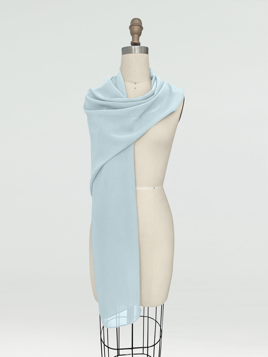 (45x225cm) Xales e Bandagens de Chiffon para Mulheres
