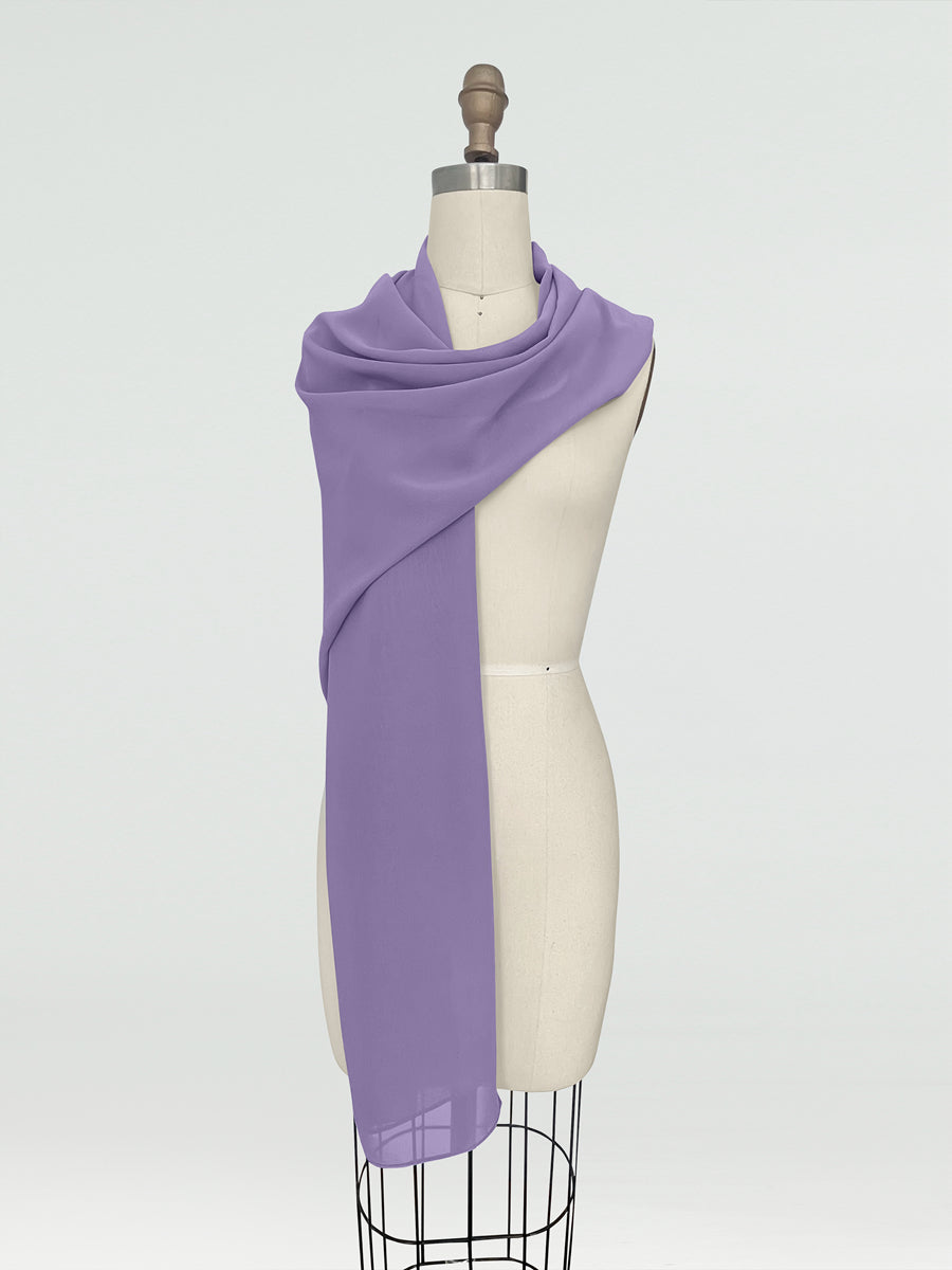 (45x225cm) Xales e Bandagens de Chiffon para Mulheres
