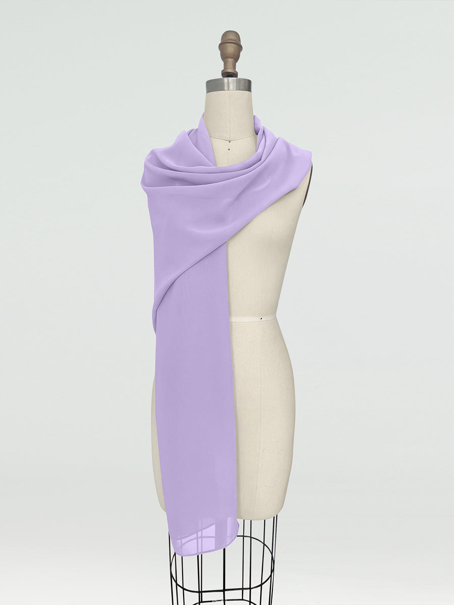 (45x225cm) Xales e Bandagens de Chiffon para Mulheres