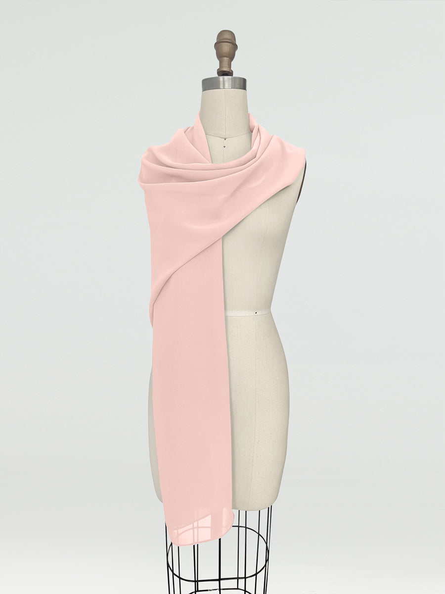(45x225cm) Xales e Bandagens de Chiffon para Mulheres
