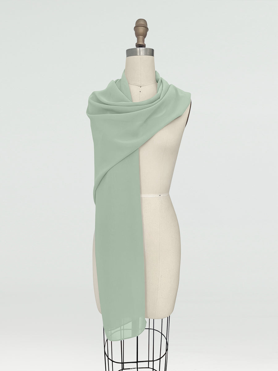 (45x225cm) Xales e Bandagens de Chiffon para Mulheres