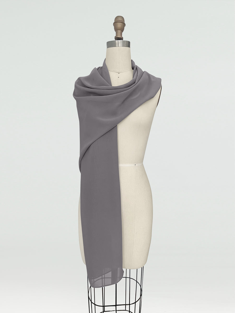 (45x225cm) Xales e Bandagens de Chiffon para Mulheres