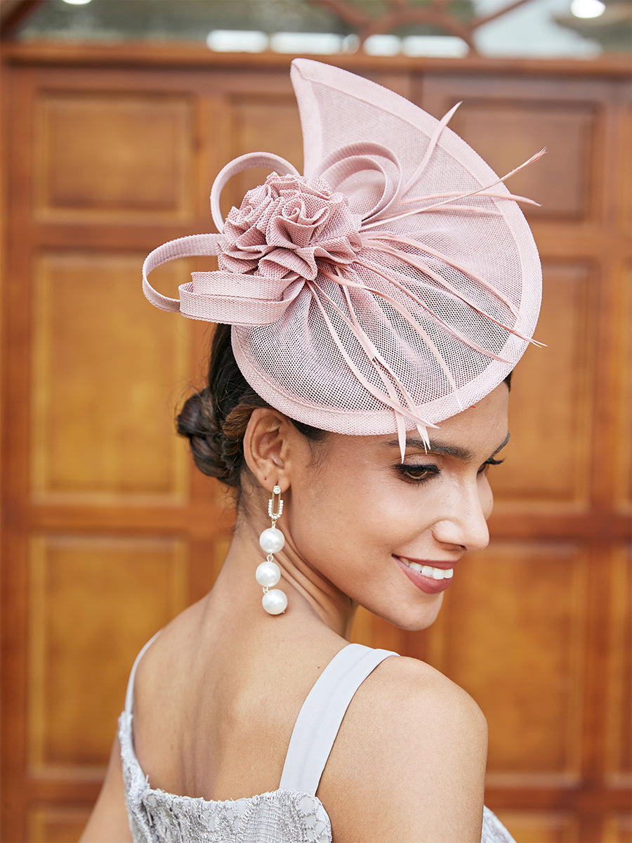 Fascinadores Elegantes em Tule com Penas