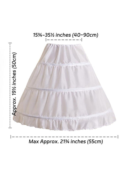 Anáguas de Vestido de Baile Infantil